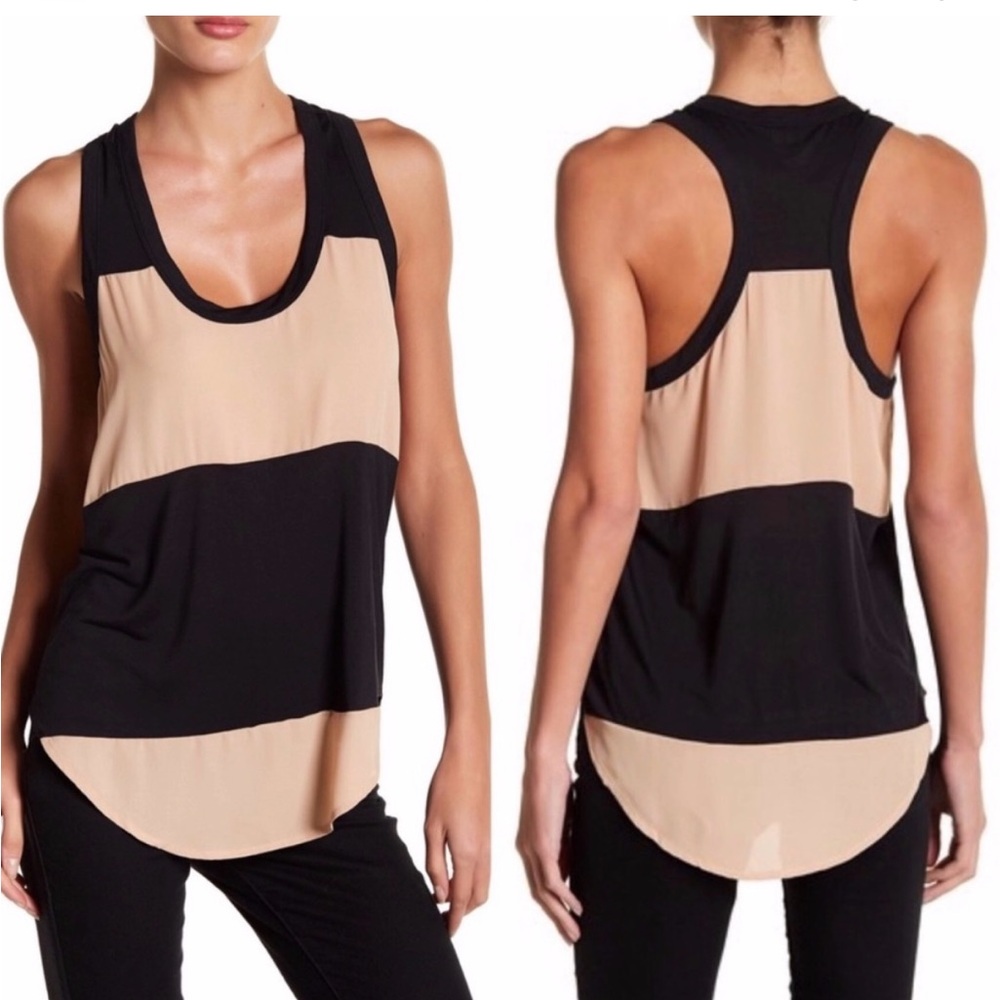 🌟HP🌟Haute Hippie Racerback Colorblock Tank. Size XS.